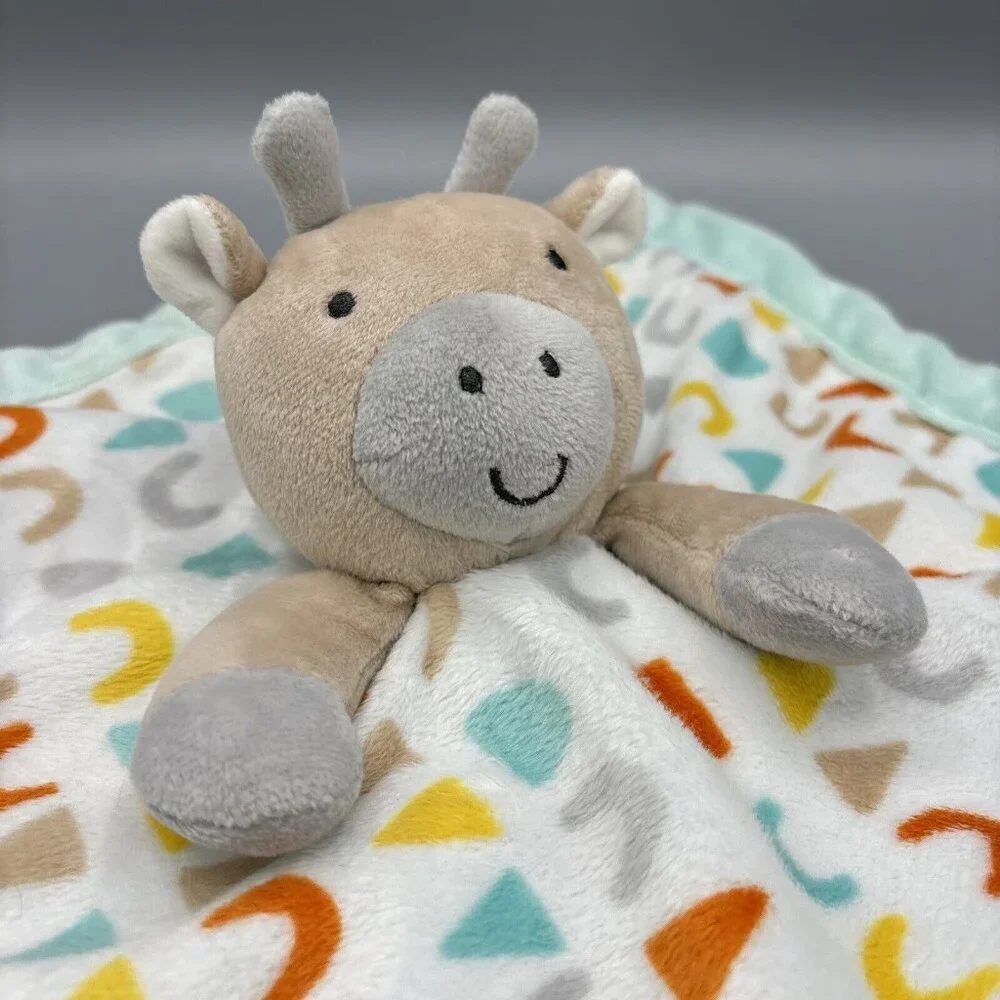 Lullaby Lane Giraffe Lovey Security Blanket‎ Plush Baby Toy